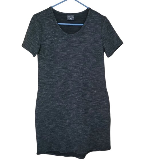 32 Degrees Cool Womens Short Sleeve Knit Dress S Pockets Stretch Pullover Soft - Picture 1 of 11